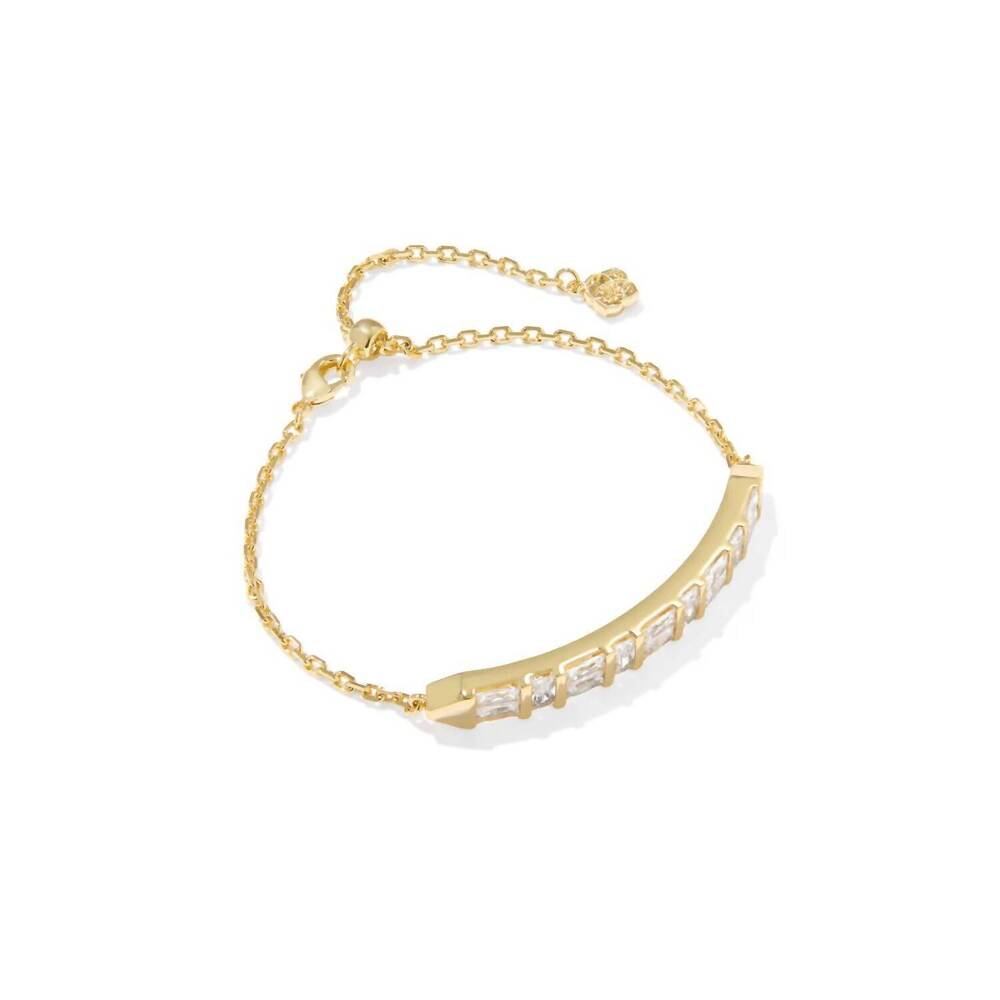 NEW KENDRA SCOTT jamie delicate chain bracelet in gold